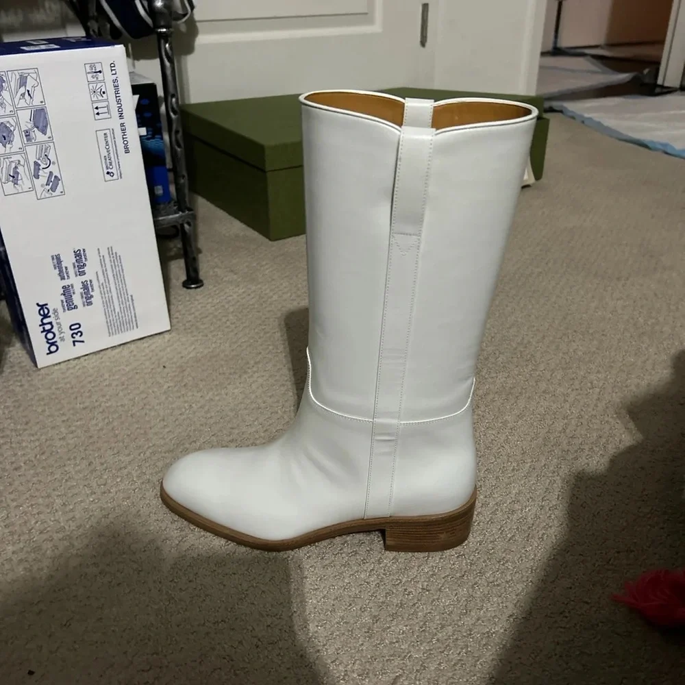 GUCCI Cowboy Boots - BNWT - Women’s Size 7.5/8 *Runway* Authentic - Picture 7 of 9